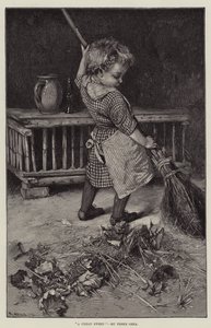 A Clean Sweep by Hablot Knight Browne